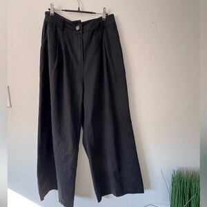 SOLD - Modern Citizen Black Pleated Trousers
